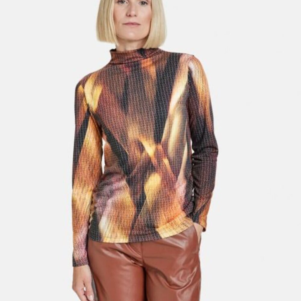 Gerry Weber Turtleneck Multi Color Women's Size Large